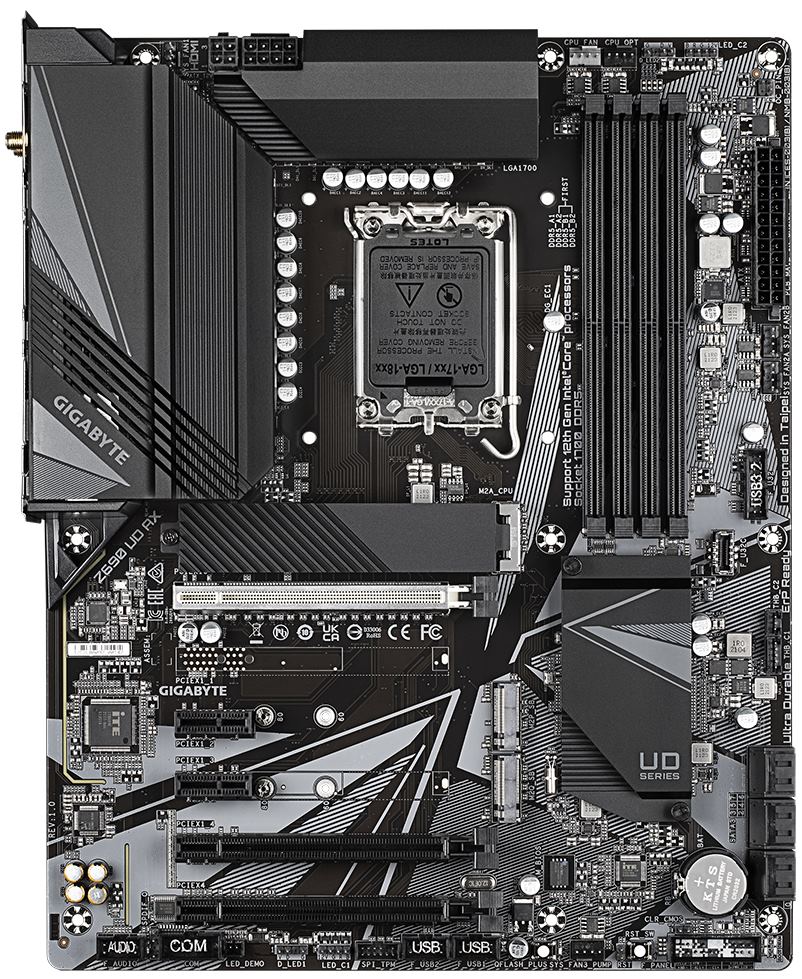 OPRAVENÉ - GIGABYTE Z690 UD AX / LGA1700 / Intel Z690 / 4x DDR5 / 3x M.2 / HDMI / DP / USB-C / WiFi / ATX